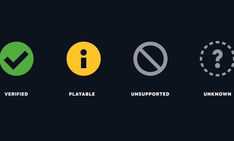 clasificación juegos steam deck