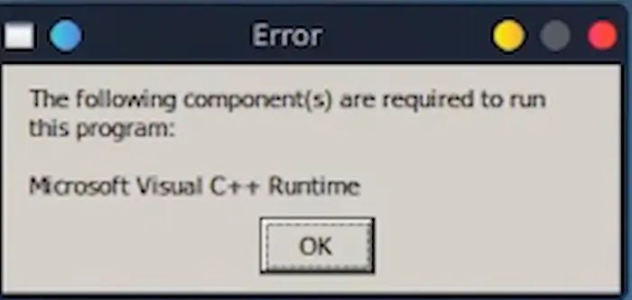 Solución al error Microsoft Visual C++ Runtime en Steam Deck