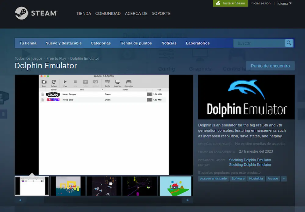 dolphin oficial steam