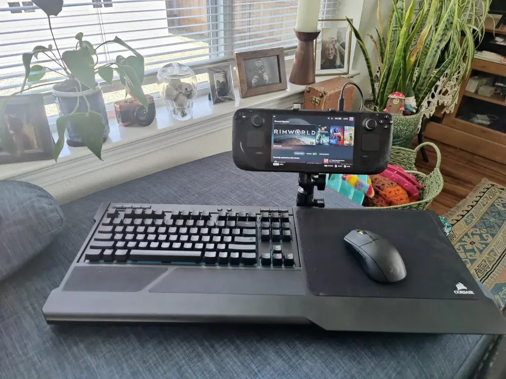 set up steam deck salon