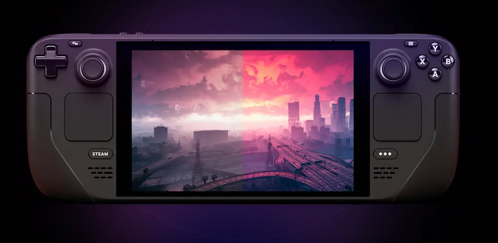 mejora de pantalla Steam Deck