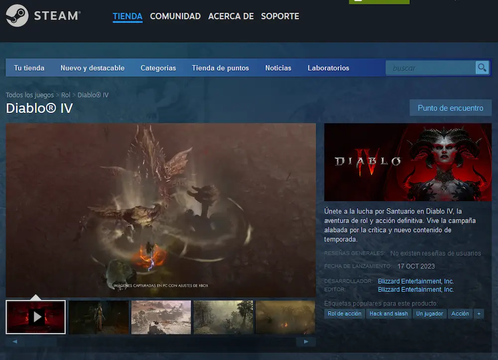 diablo iv steam