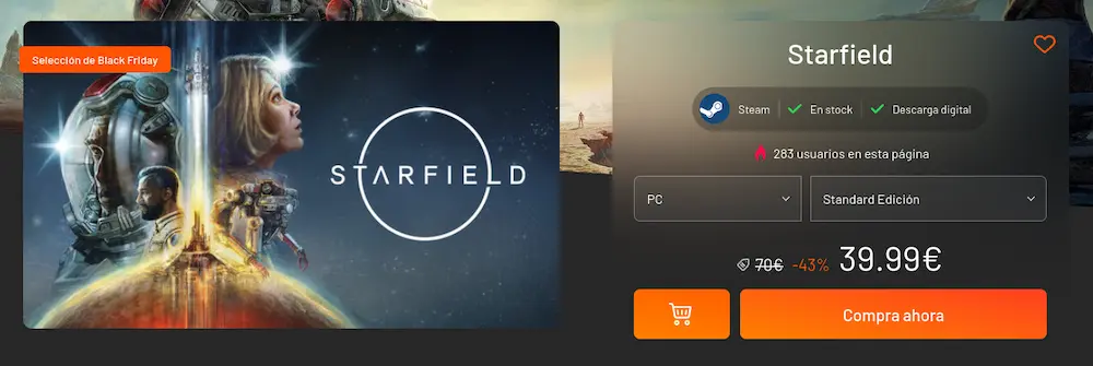 starfield descuento