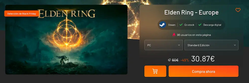 elden ring con descuento