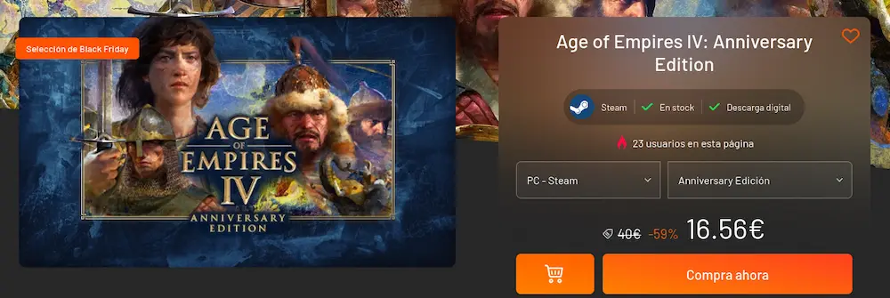 Age of Empires IV: Anniversary Edition CON DESCUENTO