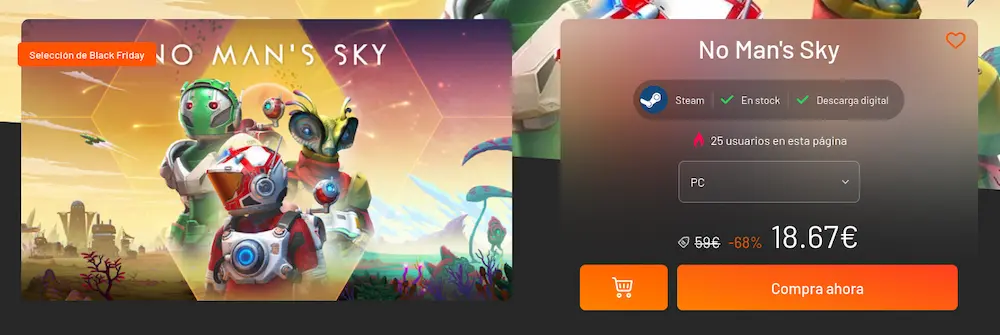 No Man's Sky con descuento
