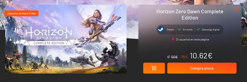 Horizon Zero Dawn Complete Edition cond escuento