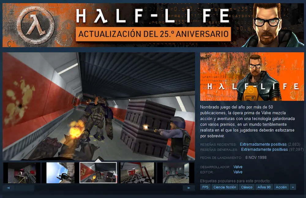 half life verificado steam deck