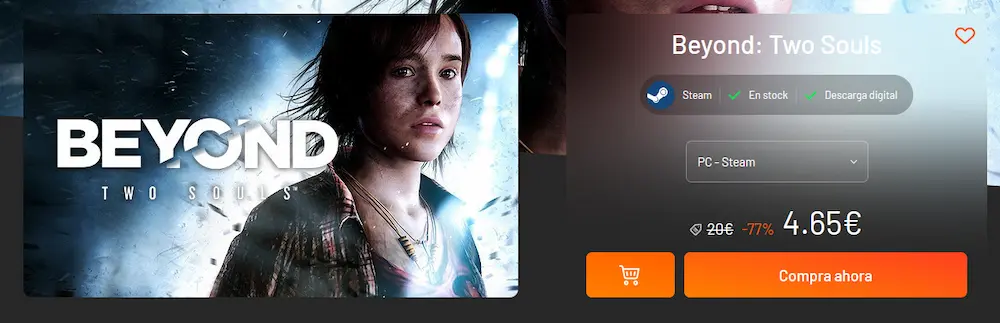 beyond two souls descuento