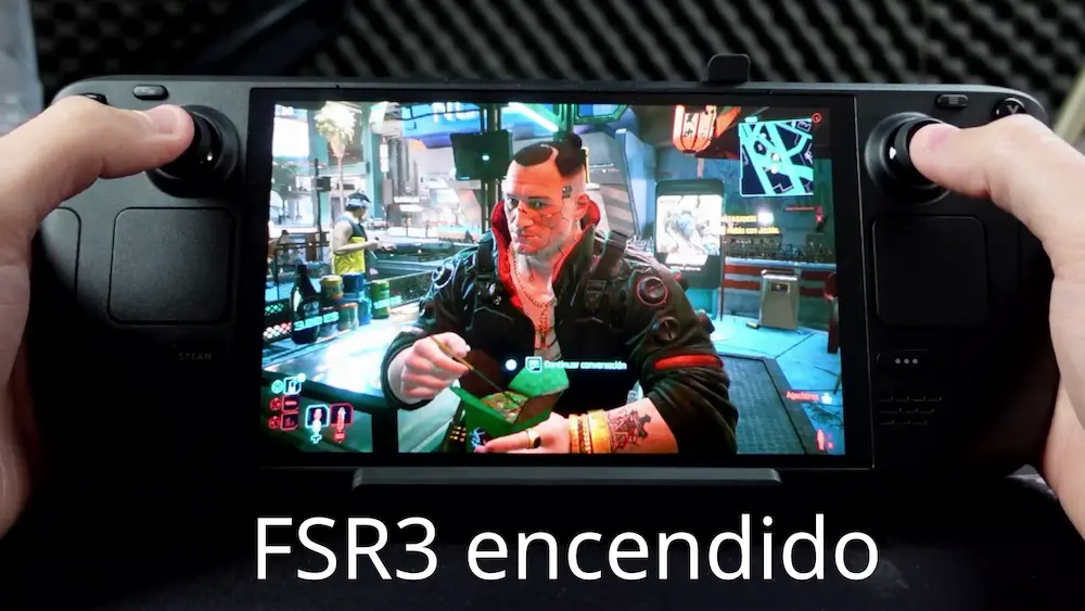 fsr3 steam deck activado