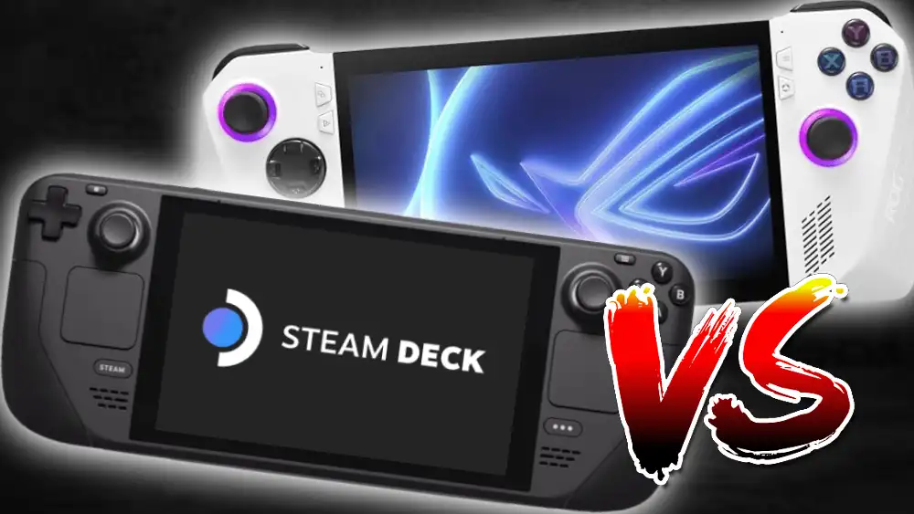 steam deck vs asus rog ally