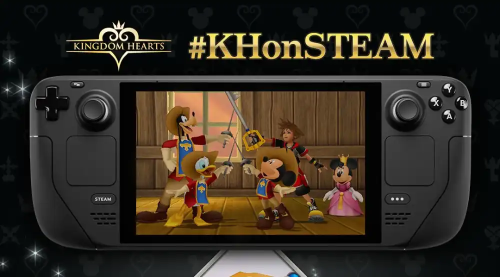 kingdom hearts steam deck